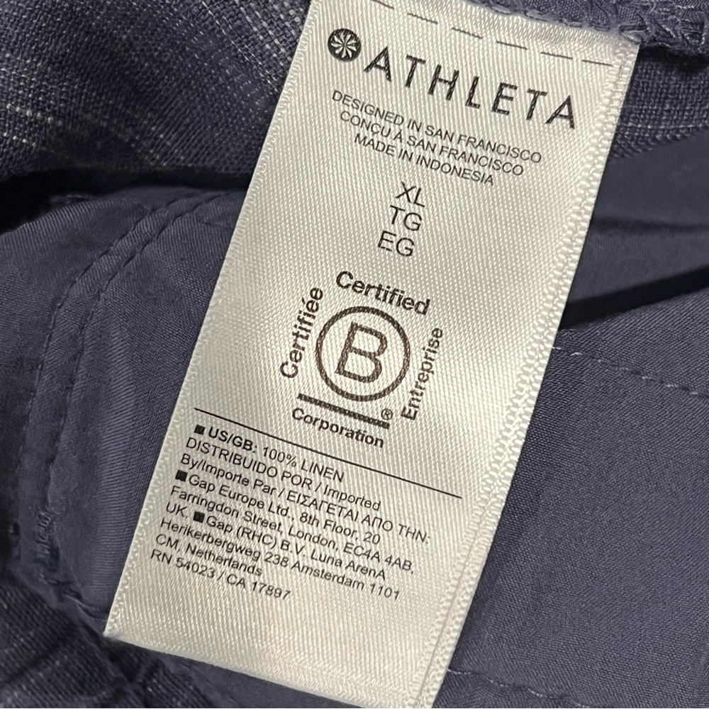 Athleta Blue Ankle Pants - Picture 6 of 6